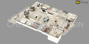 3D Floor Plan Rendering Studio Services