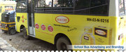 School Bus Advertising Thane Navi Mumbai| School Bus Branding
