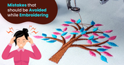 To avoid mistakes before starting embroidery