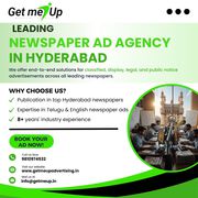 Newspaper Ad Agency in Hyderabad – Get Me Up Advertising